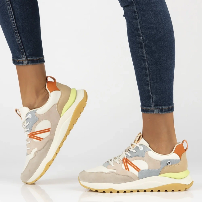 Sneakersy Rieker W2501-82 beżowe