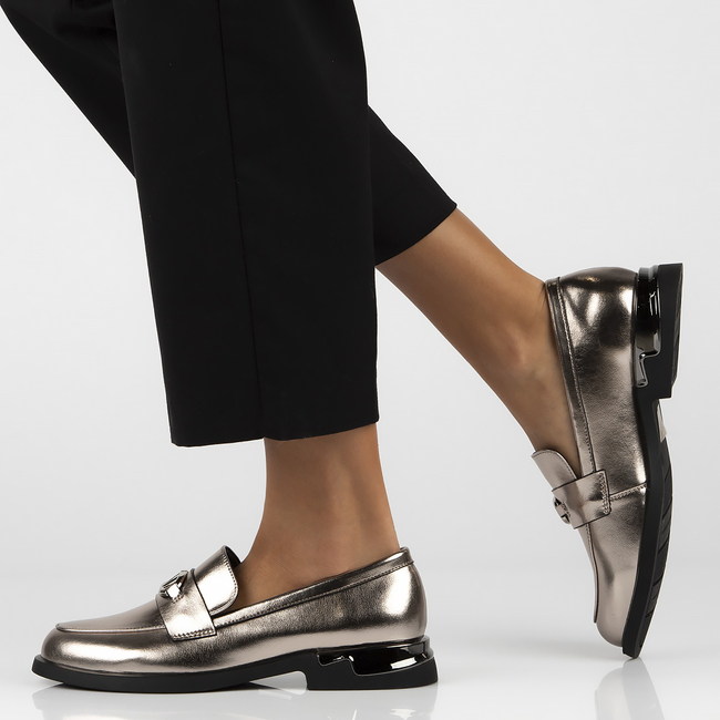 Leather lords Filippo DP7071/25 GN gun metal