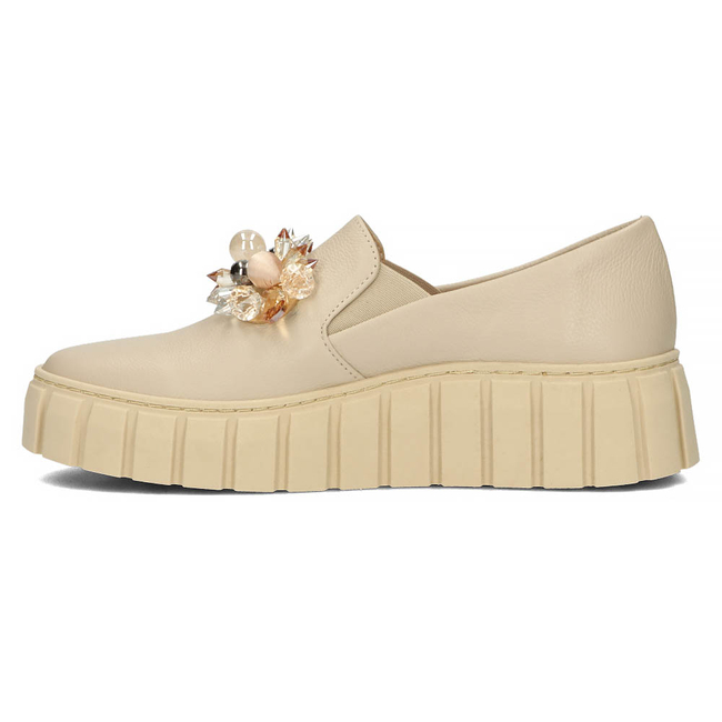 Leather shoes Filippo 198 beige
