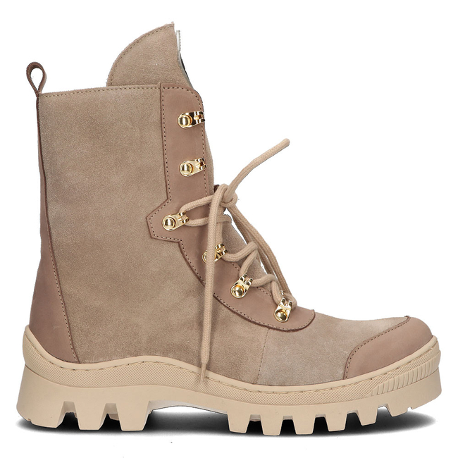 Leather boots Filippo 577 beige
