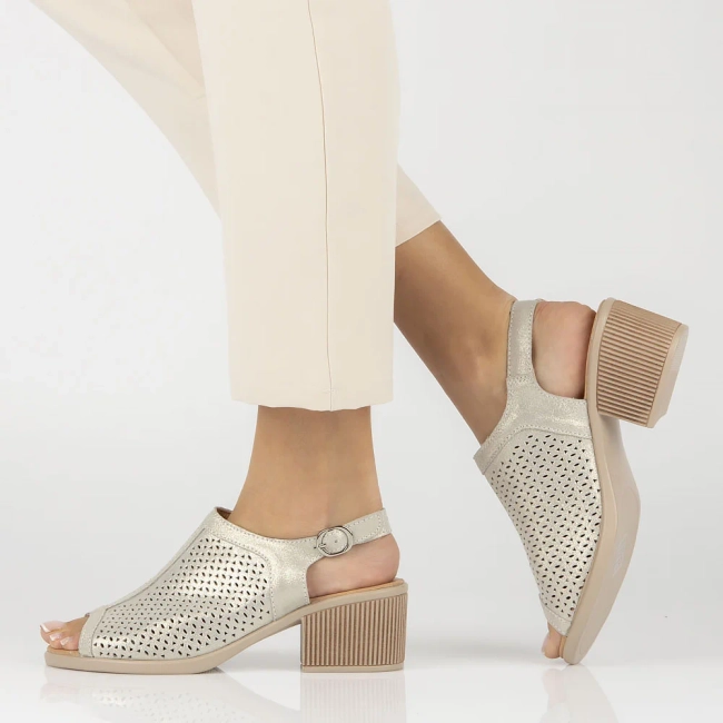 Leather sandals Filippo DS4475/25 GO gold