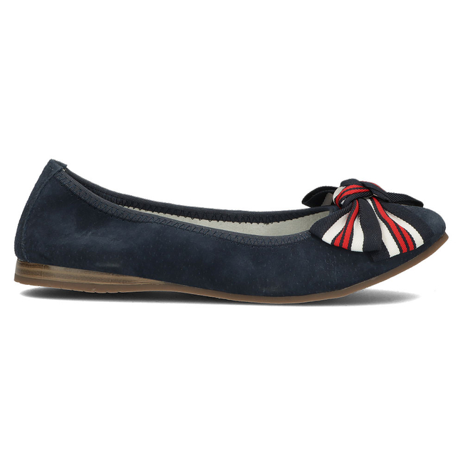 Leather ballerinas Filippo DP3634/23 NV navy