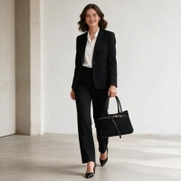 Black handbag Forma