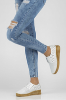 Leather shoes Filippo DP2162/21 WH white