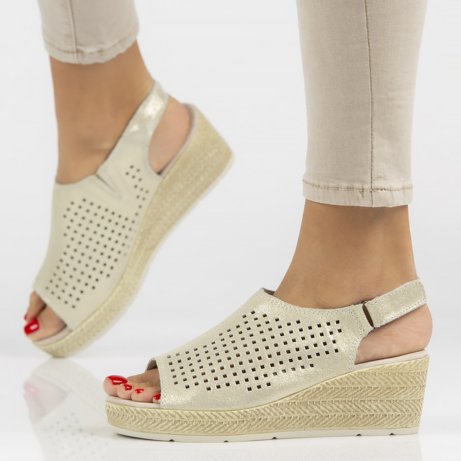 Sandały Filippo DS1249/20 SI srebrne