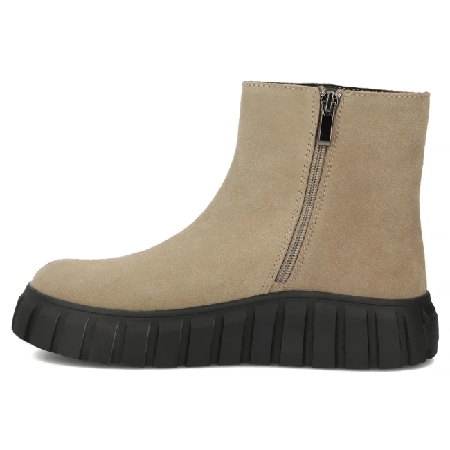 Leather ankle boots Filippo DBT6301/25 TP taupe