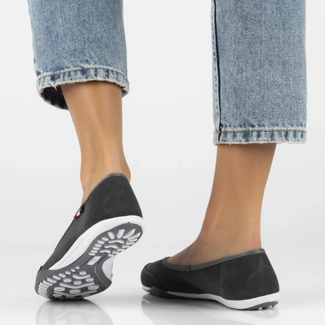 Leather shoes Filippo DP143/23 GR grey