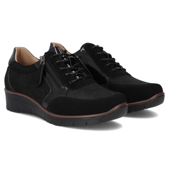 Leather shoes Filippo DP4912/25 BK black