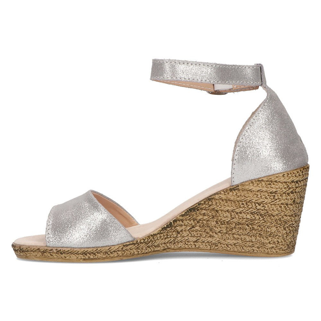 Leather sandals Filippo DS2137/21 SI silver