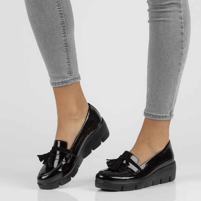 Skórzane półbuty Filippo DP3162/21 BK czarne