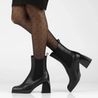 Leather ankle boots Artiker 53C0559 black 