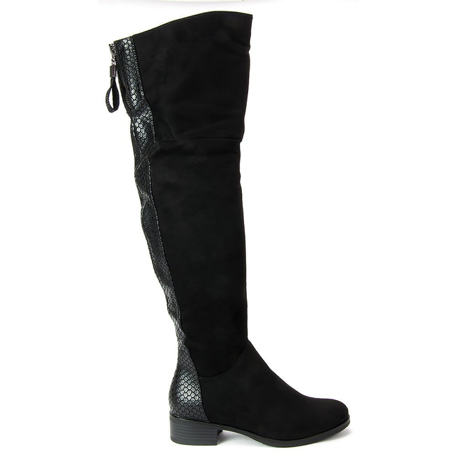 Kozaki Filippo DKZ379/17 BK czarne