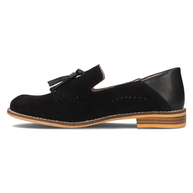Leather loafers Filippo DP2332/21 BK black