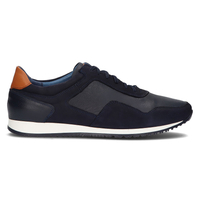 Leather shoes Filippo 1755 navy blue
