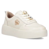 Skórzane sneakersy Filippo DP6784/25 BE beżowe