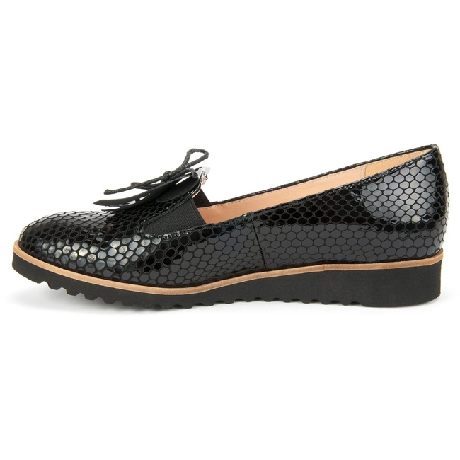 Loafers FILIPPO 2037 BLACK HUSK + BLACK VARNISH 8024727