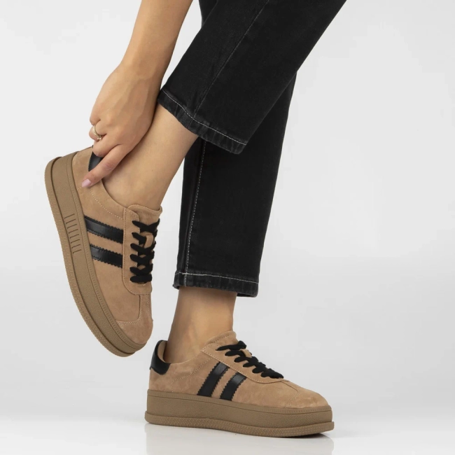 Leather sneakers Filippo DP7995/26 BE beige
