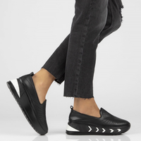 Leather shoes Filippo DP4302/22 BK black