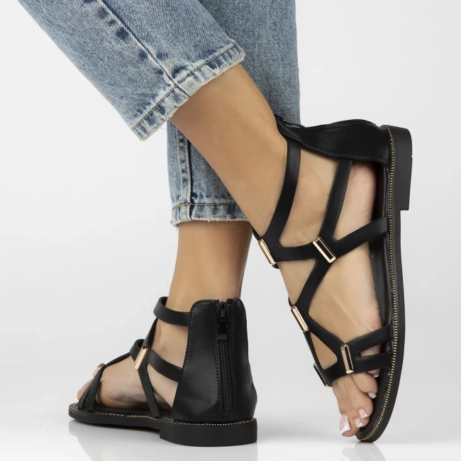 Sandały Filippo DS6912/25 BK czarne