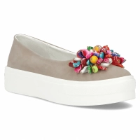 Leather shoes Filippo DP6024/24 BE beige