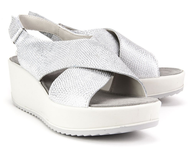 Sandals IMAC 145916 107830 16091/018 Silver/Grey