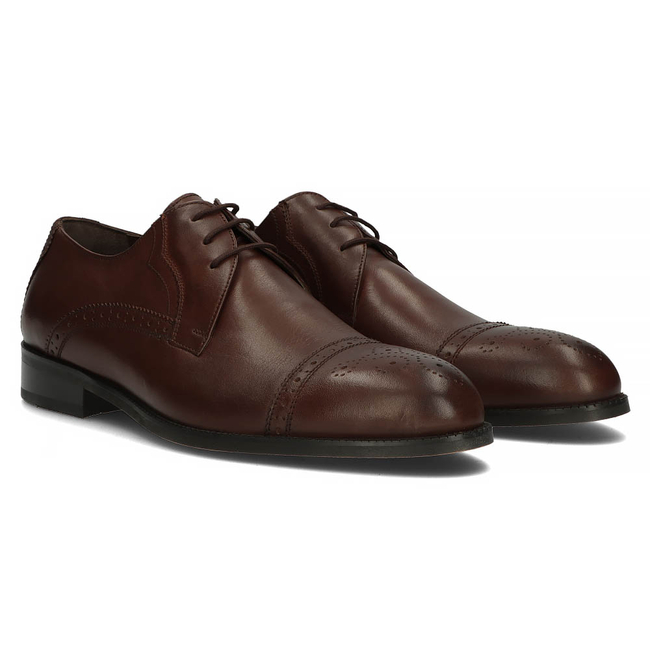 Leather shoes Filippo 508 brown COFFE