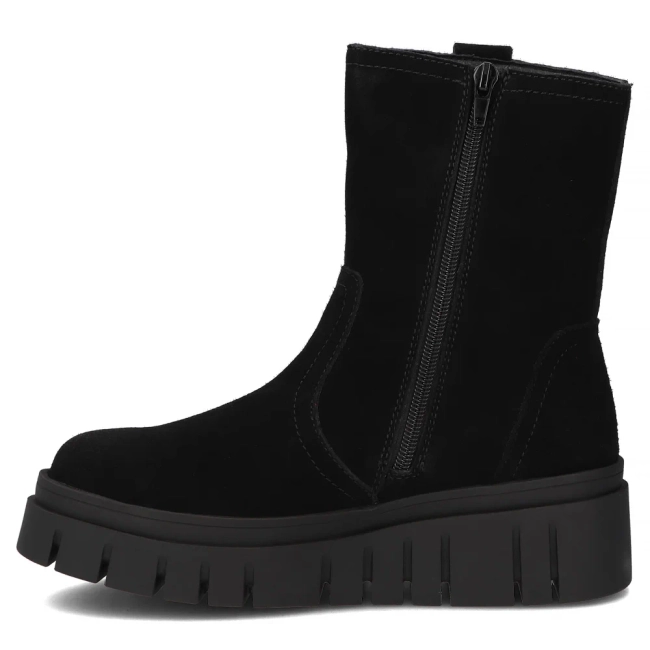 Leather ankle boots Filippo DBT7262/25 BK black