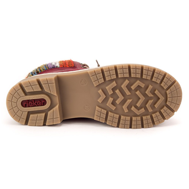 Botki Rieker Y9432-35 Red Combination
