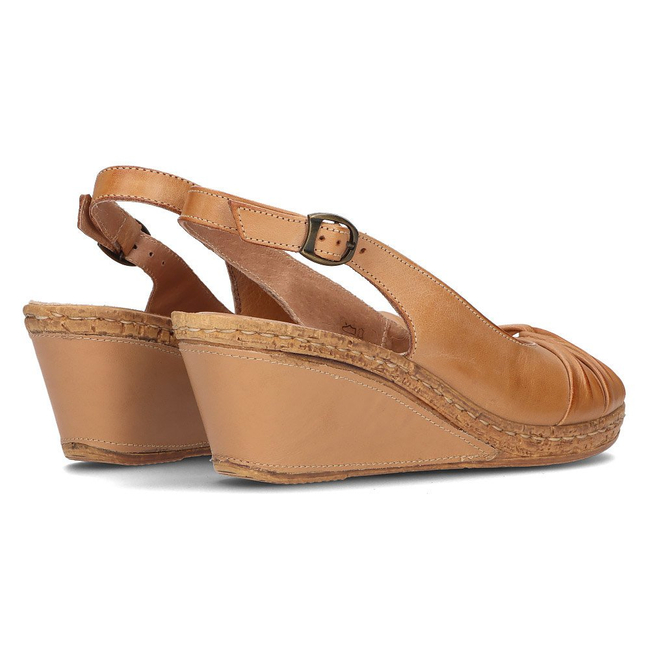 Leather sandals Vinceza Ginevra 4125 brown
