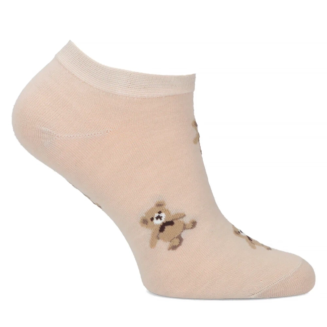 Women's Socks BL4011-7 beige teddy