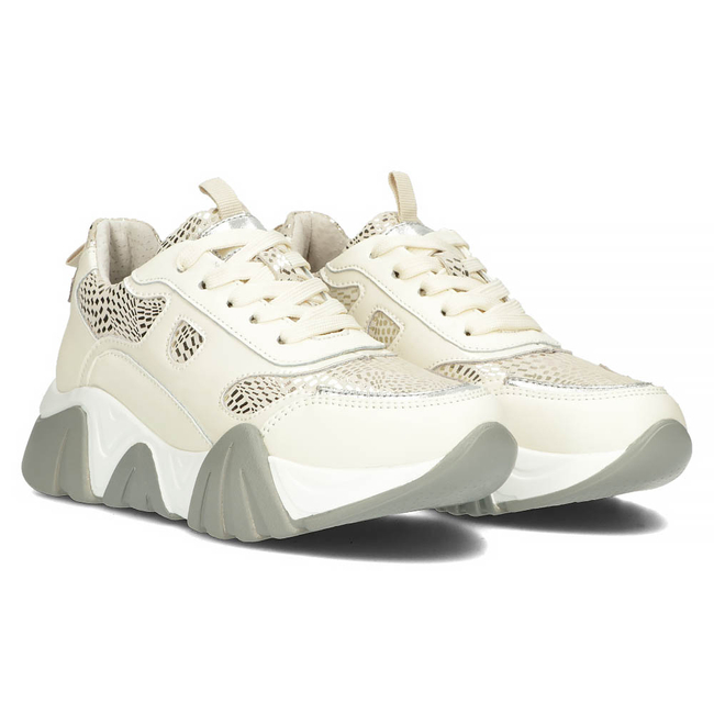 Leather sneakers Filippo DP4516/23 BE beige