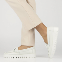 Leather loafers Filippo DP3334/23 WH white