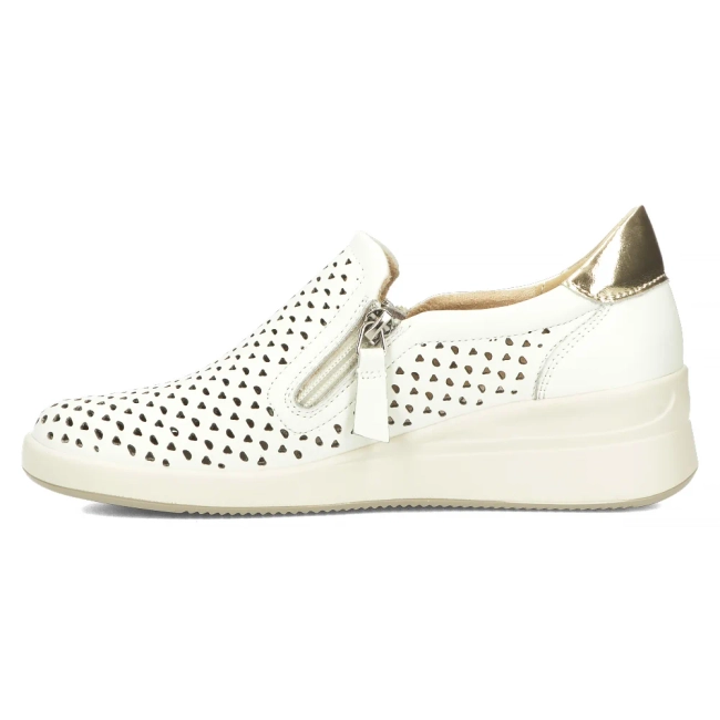 Leather shoes DP6210/24 BE beige