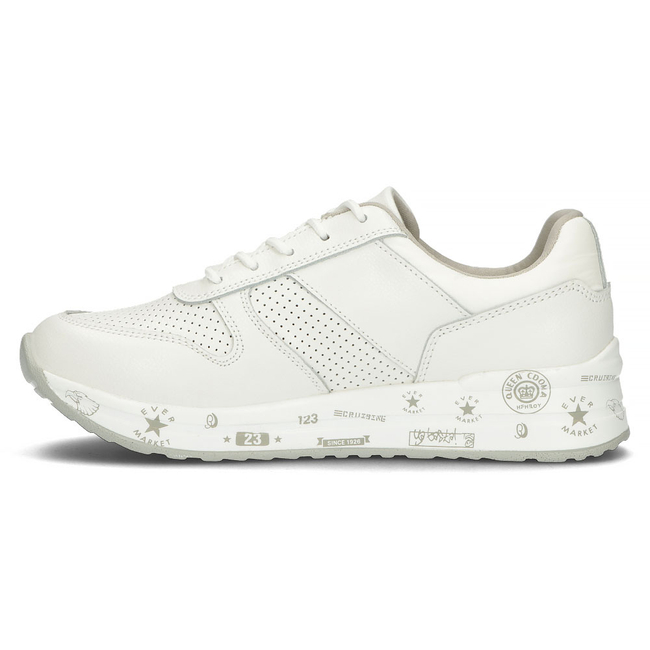 Skórzane Sneakersy Filippo DP3542/22 WH białe