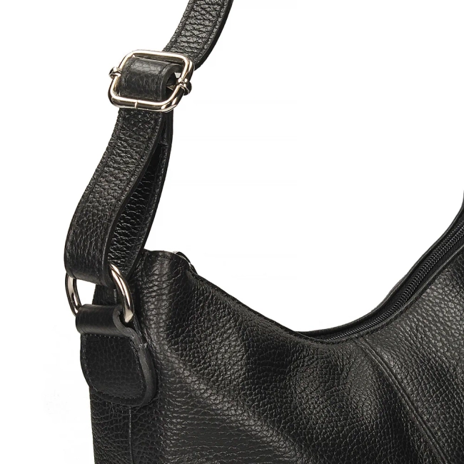 Leather handbag Toscanio 16176 black