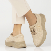 Leather Sneakers Filippo DP2138/23 BE BE beige