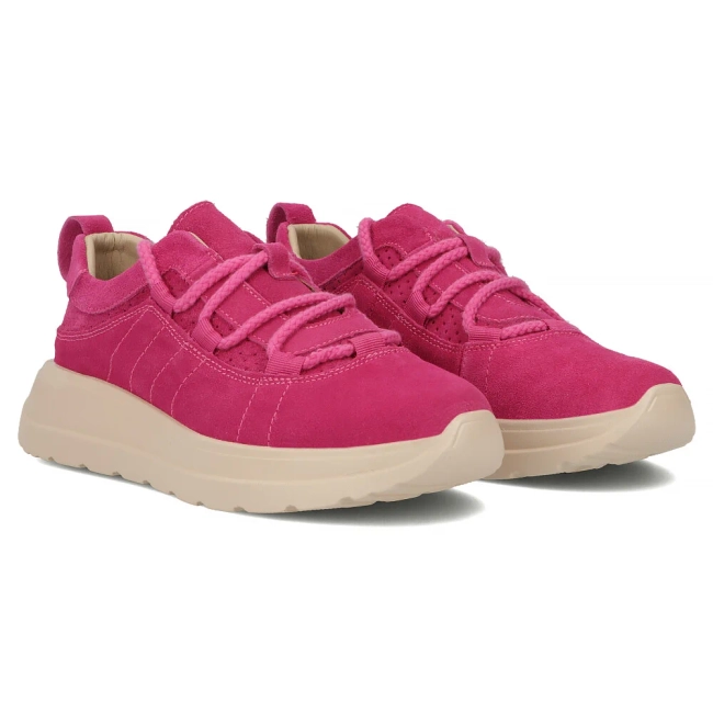 Leather sneakers Filippo DP6706/25 FH pink