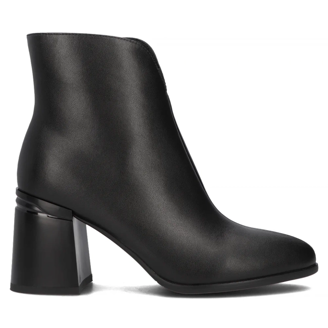 Leather ankle boots Filippo DBT6548/24 BK black
