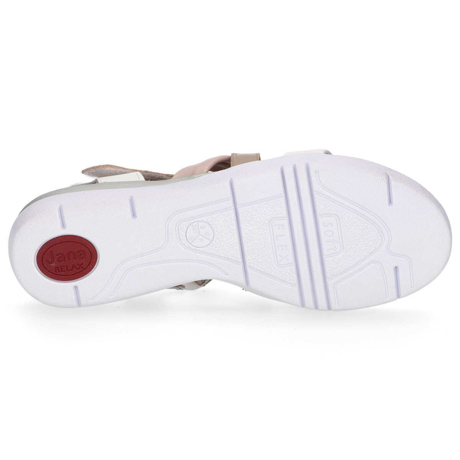 Sandals Jana 8-28205-24 197 White Comb