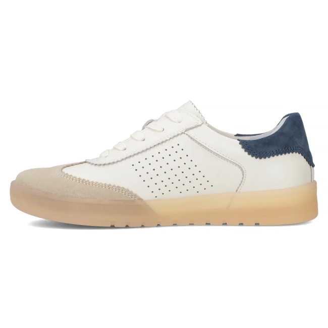 Leather sneakers Filippo DP6745/25 BE NV white beige