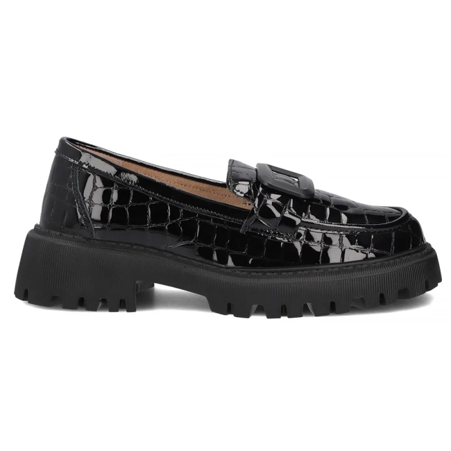 Skórzane półbuty Filippo DP8328/26 BK czarne