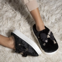 Slippers Filippo DK7480/25 BK black