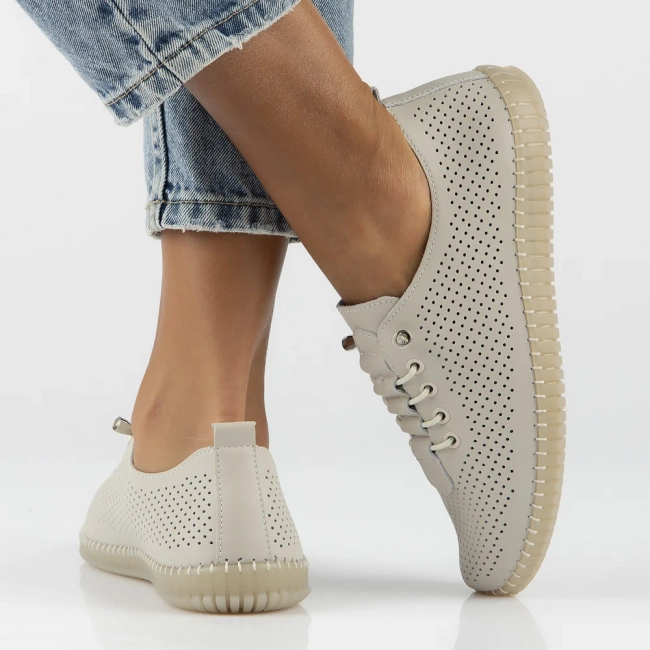 Leather shoes Filippo DP6140/24 BE beige