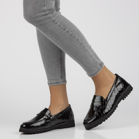 Leather loafers Filippo DP3172/21 BK black