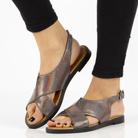 Sandals Filippo DS2104/21 GM gun metal