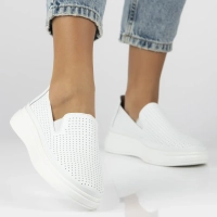 Leather shoes Filippo DP6752/25 WH white