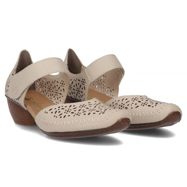 Leather shoes Filippo 43750-62 beige