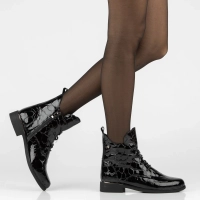 Leather ankle boots Filippo DBT8283/26 BK black