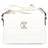 White handbag velluto