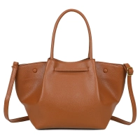 Light brown handbag prime clasp